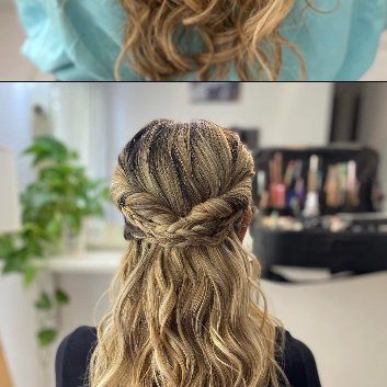 Sesión editorial: maquillaje artístico con texturas húmedas.